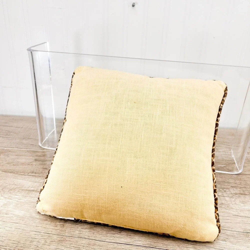 Vintage Memorial Cat Photo Pillow - Handmade Keepsake